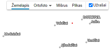 Geoportal.lt užrašai